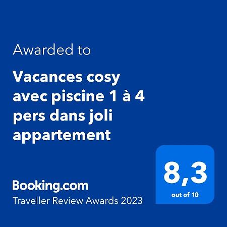 Vacances Avec Piscine Et Entree Autonome Dans Jolie Appartement Jusqu'A 4 Personnes Sérignan Dış mekan fotoğraf